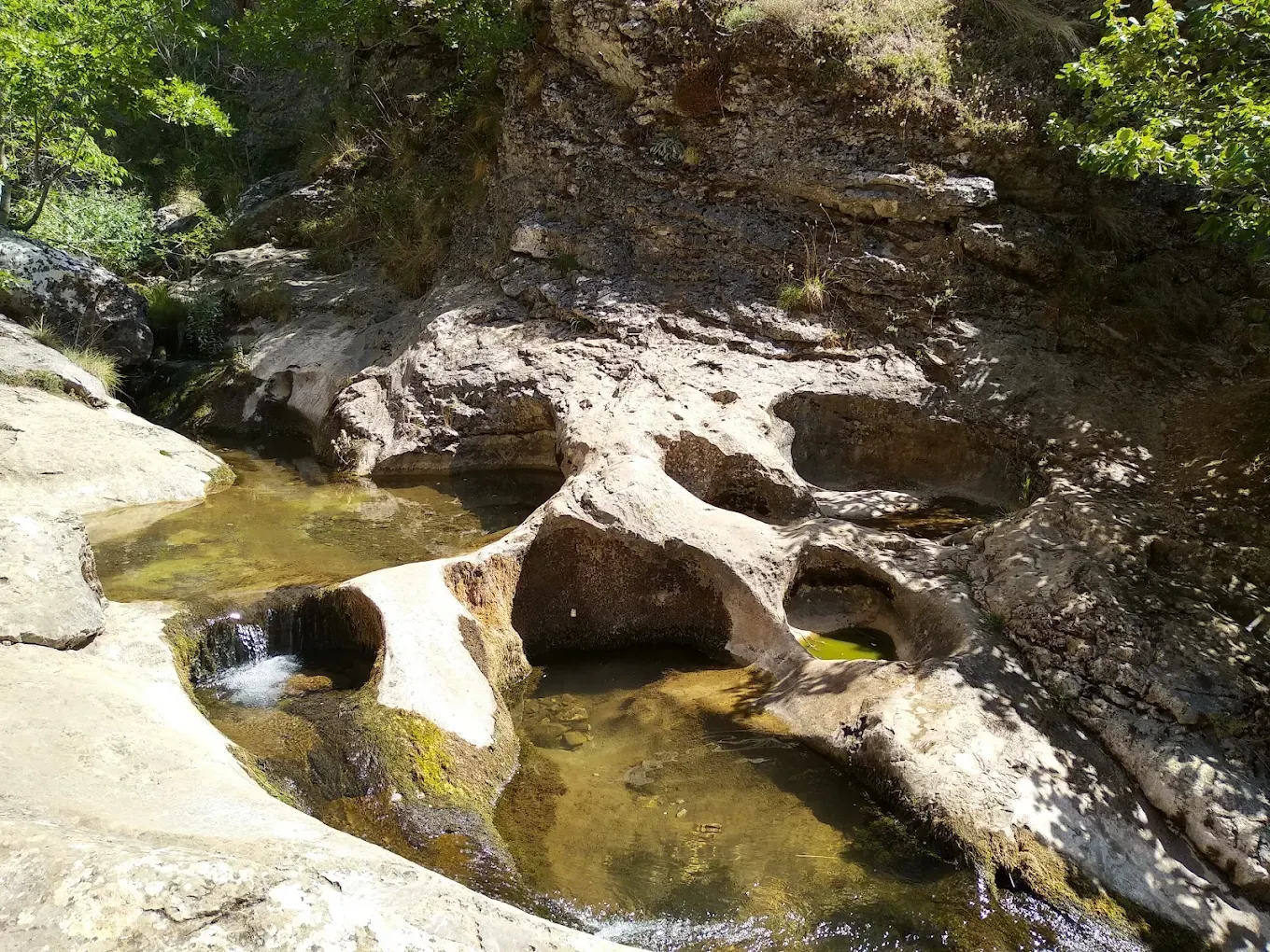 Pasarela de madera del Faedo de Ciñera